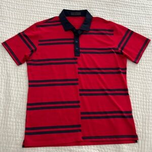 G/Fore red and navy polo. Size large